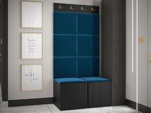 Zondo.hr Predsoblje Tewarota Slim IV (crna + plava) . 1104853