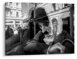 Slika - Charles Chaplin v Pragi (70x50 cm)