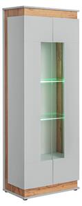 Zondo.hr Vitrina Bernice 20 ASPG BL WSW (biserno siva + hrast artrisan). 1024044