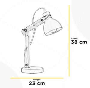 ONLI - Stolna lampa NORA 1xE14/6W/230V siva