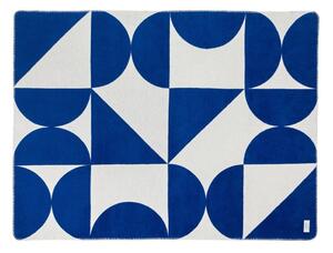 Plava/krem deka 150x200 cm Tul – noo.ma