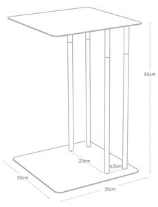 Pomoćni stol 35x35 cm Plain – YAMAZAKI