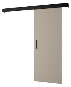 Klizna vrata 70 cm Slavdro 1 (kašmir + crna mat)
