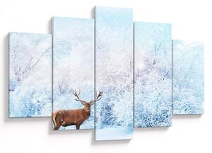 Slika veličastnega jelena (150x105 cm)