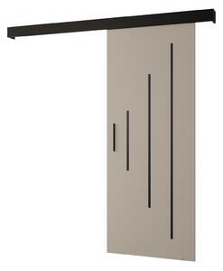 Zondo.hr Klizna vrata 70 cm Slavdro 3 (kašmir + crna mat). Akcija -21%. 1108778