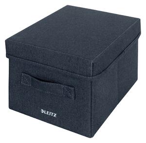 Tamno sive tekstilne kutije za pohranu u setu 2 kom s poklopcem 19x28.5x16 cm – Leitz