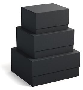 Kartonske kutije za pohranu u setu 3 kom s poklopcem Ilse – Bigso Box of Sweden