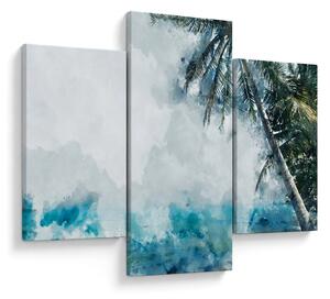 Slika palme nad morjem (90x60 cm)