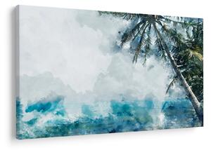 Slika palme nad morjem (90x60 cm)