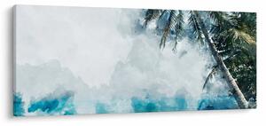 Slika palme nad morjem (120x50 cm)