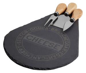 Set daska za rezanje i 3 noža za sir Premier Housewares Cheese