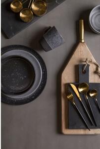 Crni/u zlatnoj boji pribor 16 kom od nehrđajućeg čelika Avie – Premier Housewares