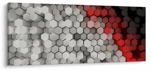Slika - 3D šesterokotniki (120x50 cm)
