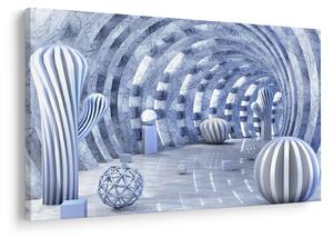 Slika - 3D abstrakcija (90x60 cm)