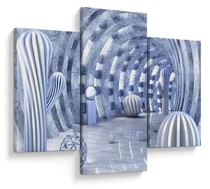 Slika - 3D abstrakcija (90x60 cm)