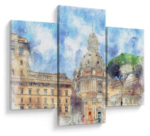 Slika - Cerkev Santa Maria di Loreto, Rim, Italija (90x60 cm)