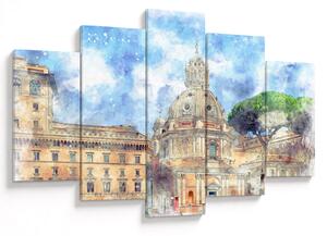 Slika - Cerkev Santa Maria di Loreto, Rim, Italija (150x105 cm)