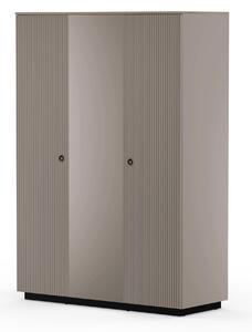 Zondo.hr Ormar za garderobu Demandaron 2 (taupe + hrast silverjack) (s ogledalom). 1116802