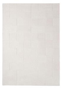 Ručno rađen vunen tepih boje slonovače 160x230 cm Checkerboard – Flair Rugs