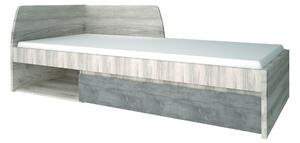 Zondo.hr Jednostruki krevet 90 cm Japon 1 (kesten nairobi + onyx) (s podnicom) (s prostorom za odlaganje). Akcija -20%. 1116912