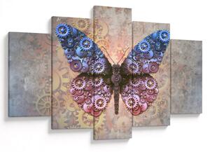 Slika - Steampunk metulj (150x105 cm)