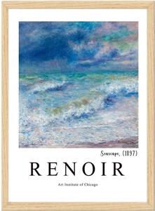 Plakat u okviru 35x45 cm Renoir - Wallity