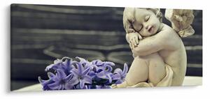 Slika angela z rožo (120x50 cm)