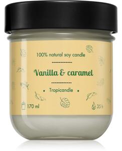 Tropicandle Vanilla & Caramel mirisna svijeća 170 ml