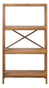 Regal od punog hrasta u prirodnoj boji 70x124 cm X-Shelf – Unique Furniture
