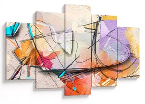 Slika - Abstrakcija, ptica (150x105 cm)