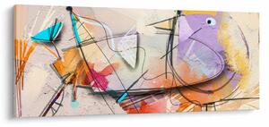 Slika - Abstrakcija, ptica (120x50 cm)