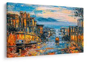 Slika - Žičnica, San Francisco (90x60 cm)