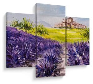 Slika - Provansa, Francija, oljna slika (90x60 cm)
