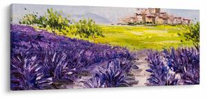 Slika - Provansa, Francija, oljna slika (120x50 cm)