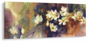 Slika - Bele magnolije, slika (120x50 cm)
