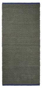 Tamno zelena jutena staza 70x150 cm Notes – Mette Ditmer Denmark