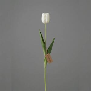Umjetni tulipan krem 50 cm RT – premium Real Touch - 31 - 50 cm