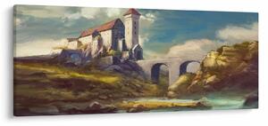 Slika - Srednjeveški grad (120x50 cm)