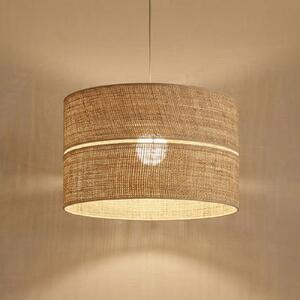TK Lighting Calma viseća svjetiljka, 1 žarulja, bež, rafija, Ø 50 cm, E27, prigušiva, Bež, Dnevni boravak/blagovaonica, Ostalo