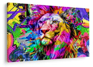 Slika - 3D podoba leva (90x60 cm)