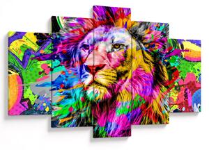 Slika - 3D podoba leva (150x105 cm)