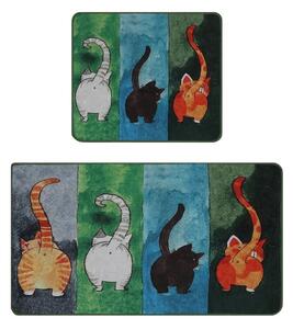 Kupaonske prostirke u setu 2 kom 60x100 cm Gatto Carino – Foutastic