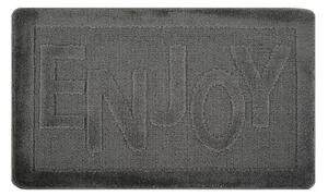 Antracitno siva kupaonska prostirka 60x100 cm Enjoy – Foutastic