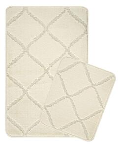 Krem kupaonske prostirke u setu 2 kom 50x80 cm Cizgili – Foutastic