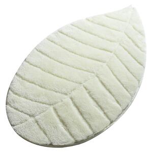 Krem kupaonska prostirka 60x100 cm Jungle Leaf – Foutastic