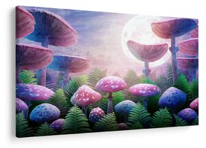 Slika - Gobe ob polni luni, grafika (90x60 cm)