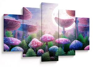 Slika - Gobe ob polni luni, grafika (150x105 cm)