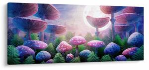 Slika - Gobe ob polni luni, grafika (120x50 cm)