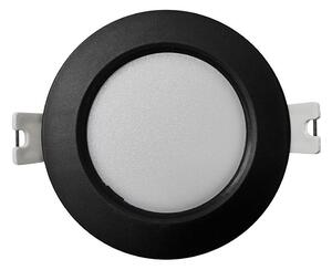 LED Ugradbena svjetiljka CIRCLE LED/3W/230V 4000K pr. 9 cm crna