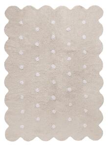 Bež periv/ručno rađen pamučan dječji tepih 120x160 cm Biscuit Beige – Lorena Canals